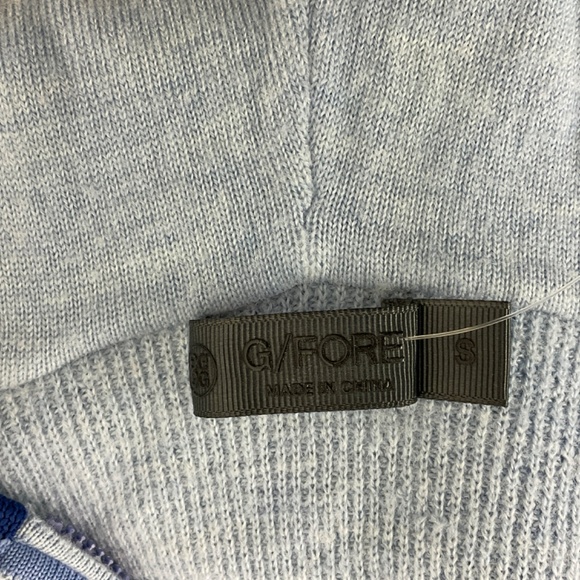 G/FORE Light Blue Hoodie Sweatshirt - Picture 4 of 6